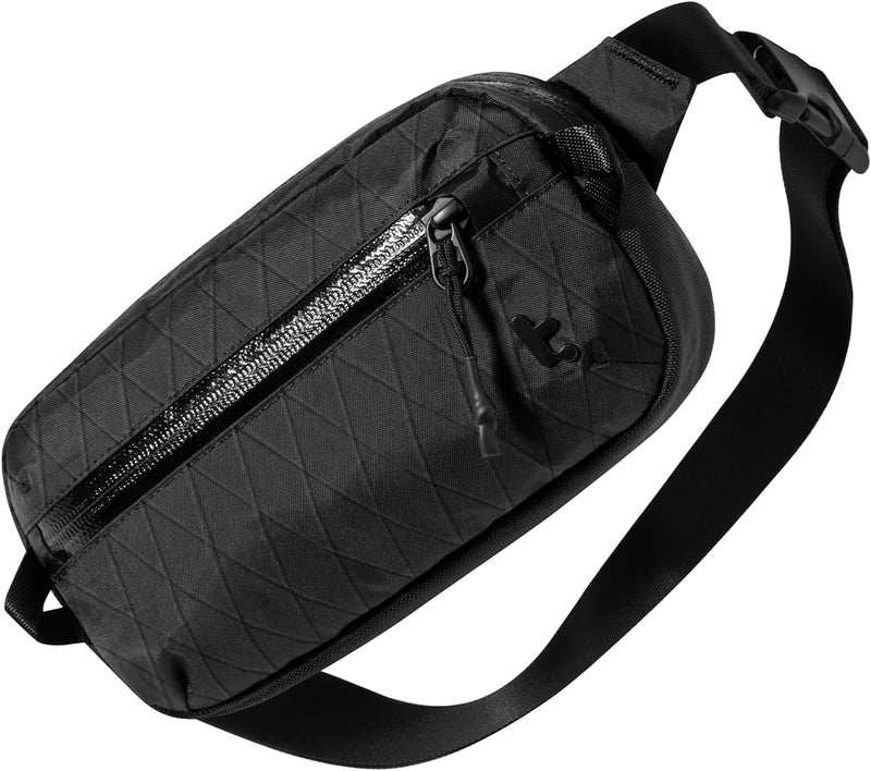 Tomtoc 1.5L X-Pac Sling Bag with RFID Blocking, Crossbody Bag Minimalist Chest Shoulder Pack for Men/Women, Water-resistant Lightweight Casual Funny Pack for Travel, Daily Commute - Image 1